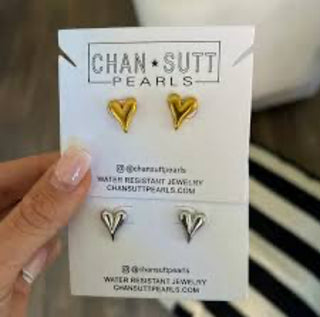 Heart Stud Earrings