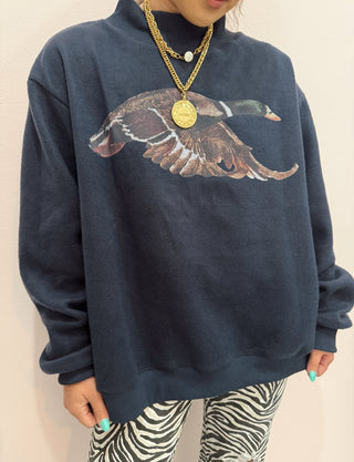 Lucky Duck Reversible Mock Neck