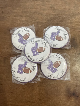 Game Day Social Club Pin