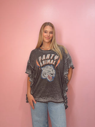 Party Animal Ruffle Top