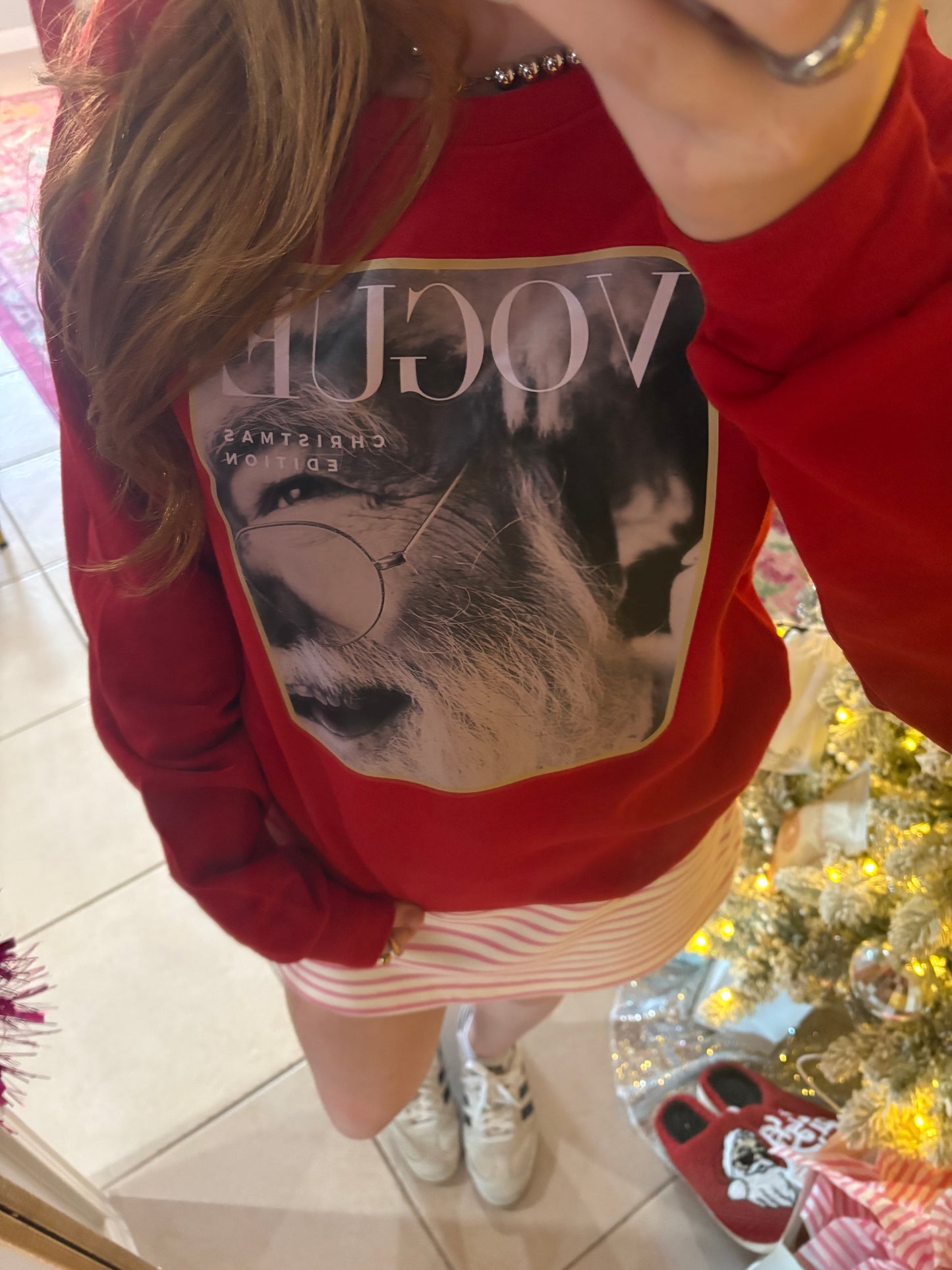 Santa Vouge Sweatshirt
