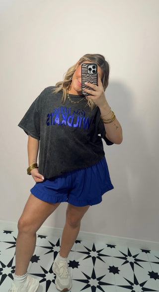 Metallic Willis Wildkats Tee