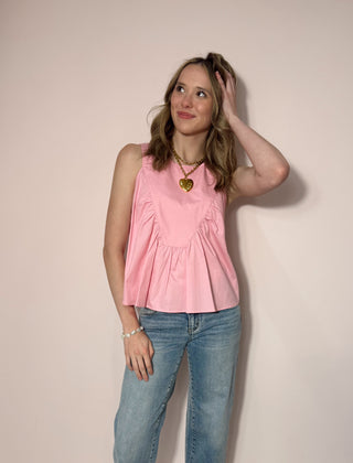 Bubblegum Sleeveless Top