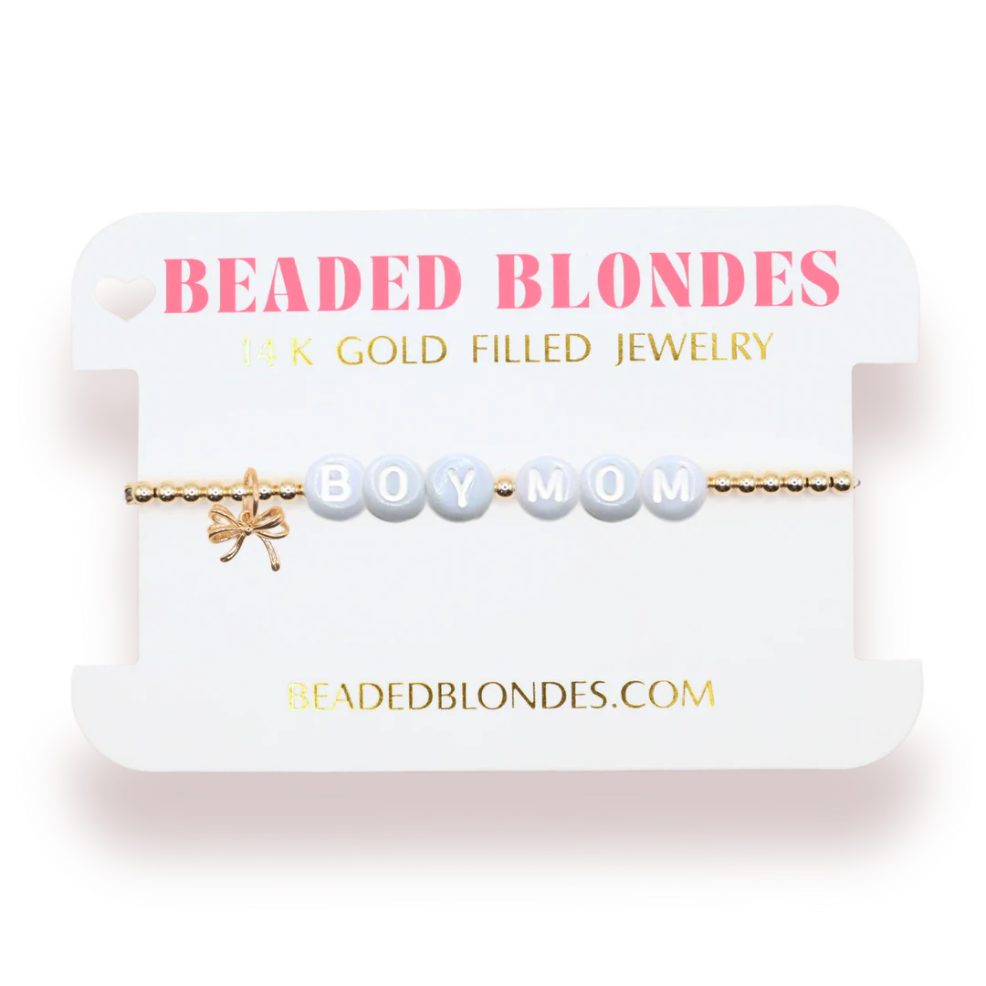 Boy Mom Charm Bracelet