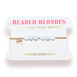 Boy Mom Charm Bracelet