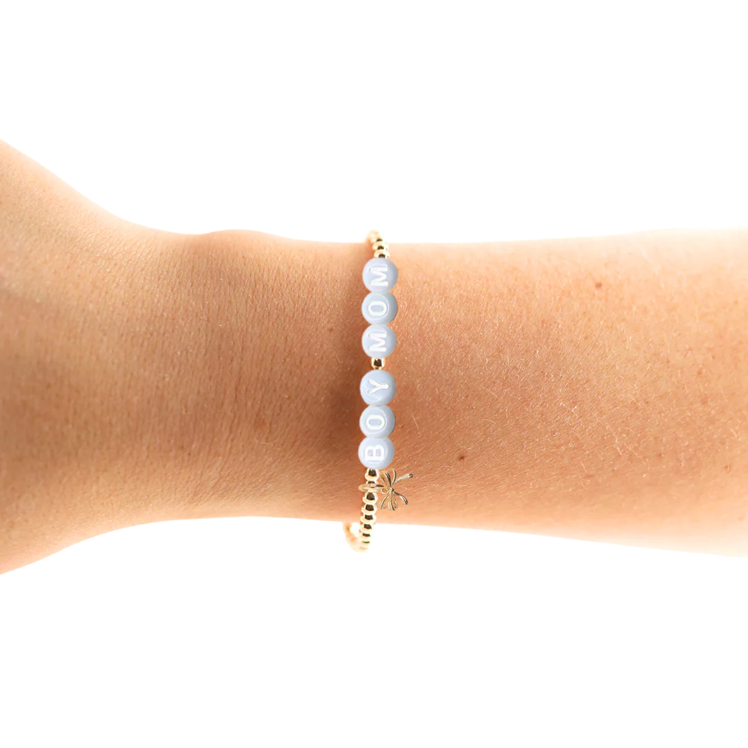 Boy Mom Charm Bracelet
