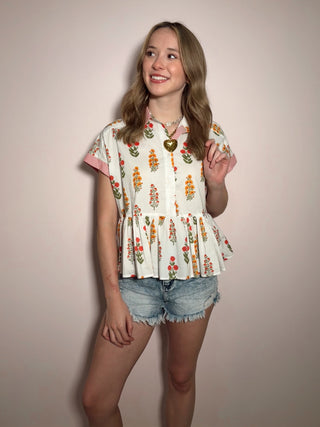 Floral Printed Top