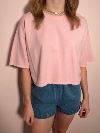 Short Sleeve Cropped Tee
