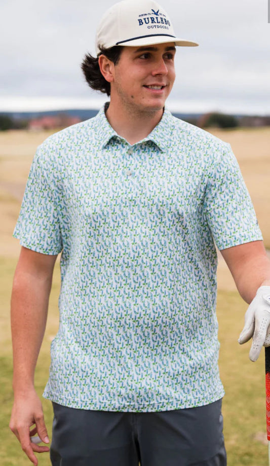 Performance Polo - Bluebonnet
