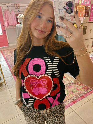 XOXO Stacked Tee