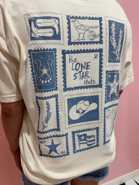 Texas Stamps Graphic Tee