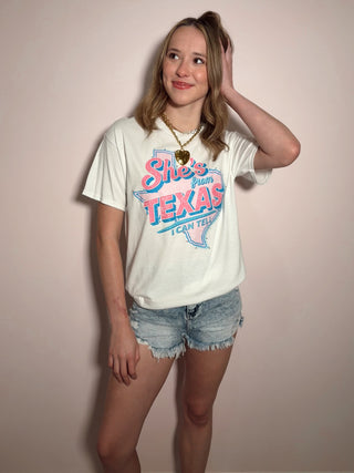 She's From Texas Bling Tee
