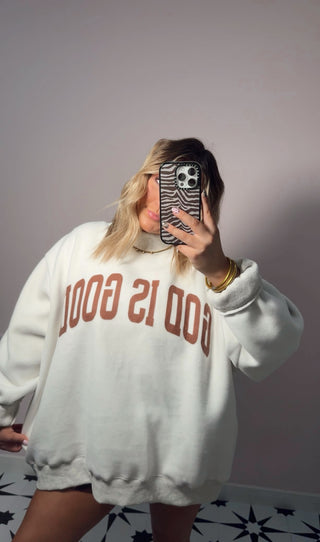 Jesus / God Is Good Mock Neck