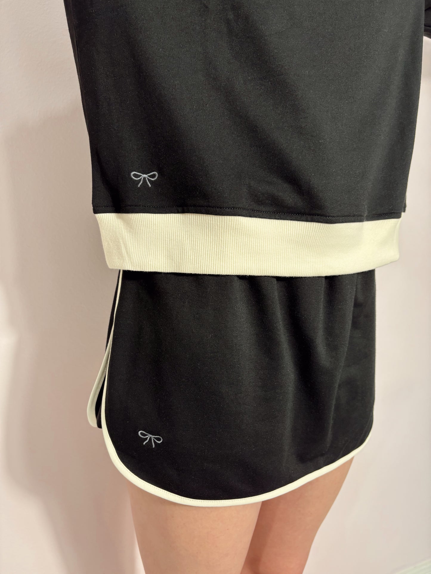 Black Skort Set