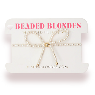 Pearl Bow Bracelet