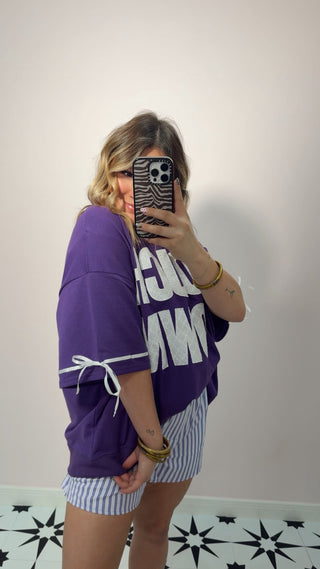 Touch Down Purple Pullover