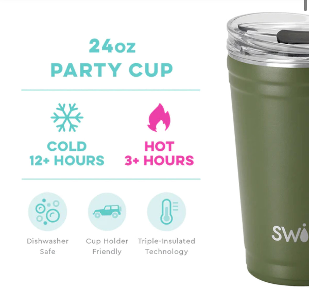 Olive Party Cup (24oz)