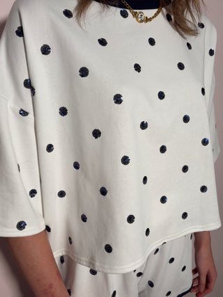 Sequin Polka Dot Set