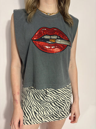 Cig Lips Top