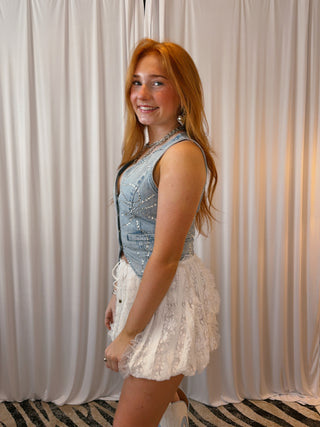 Lace Bubble Shorts