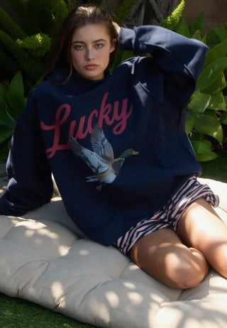 Lucky Duck Mock Neck