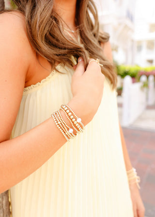 Ariel Pearl Bracelet in Gold