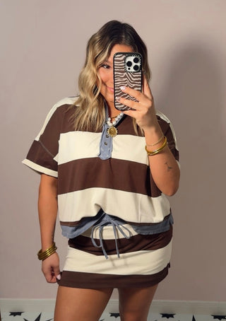 Coco Stripe Matching Set
