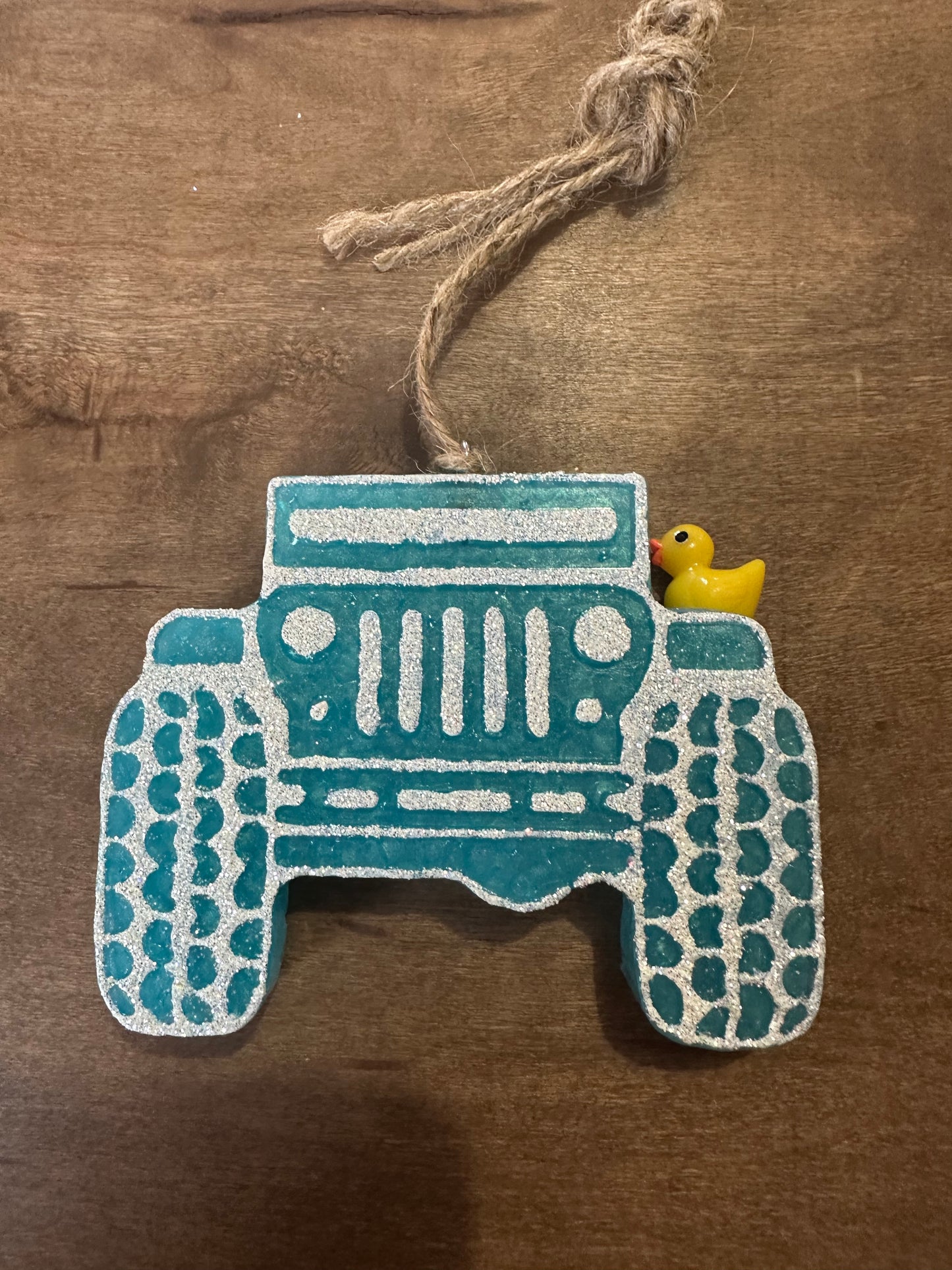 Jeep with Duck Freshie