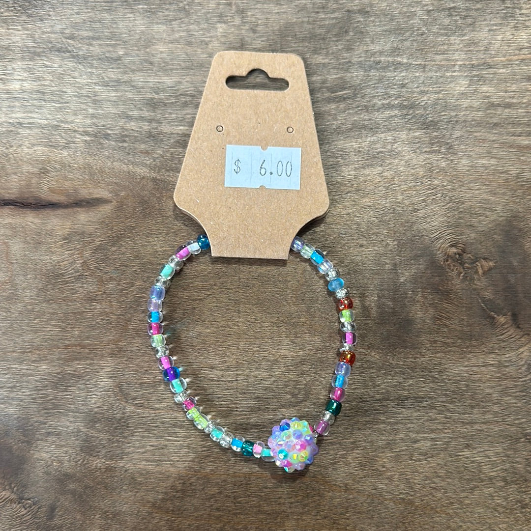 Rainbow beaded bracelet
