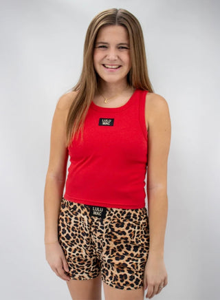 Lulu Mac Leopard Boxer Shorts