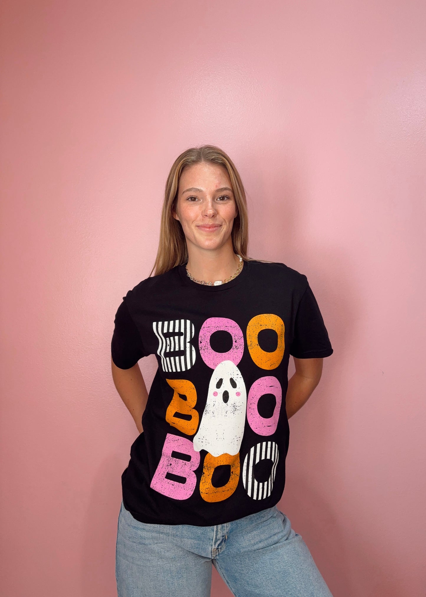 Boo Stacked Graphic Tee