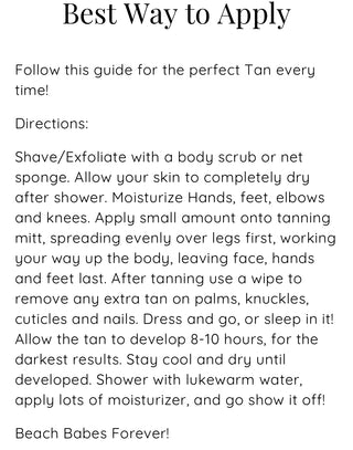 Sugar Sand Tan Professional Self-Tanning Mousse Kit