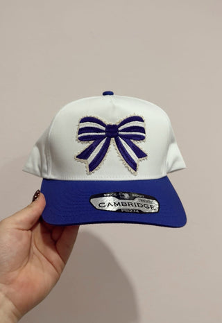 Purple Bow Trucker Hat