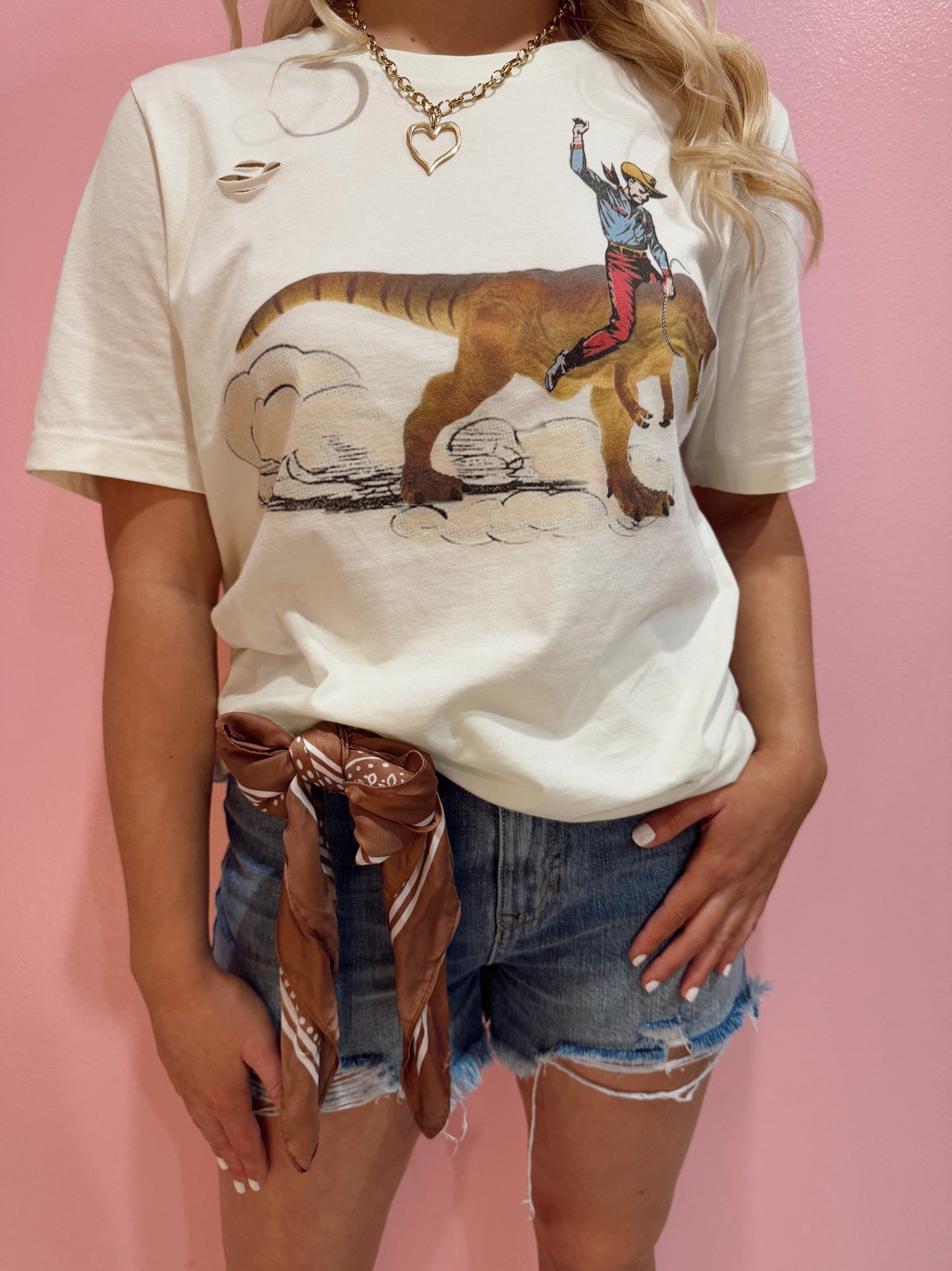 T-Rex Cowboy Tee
