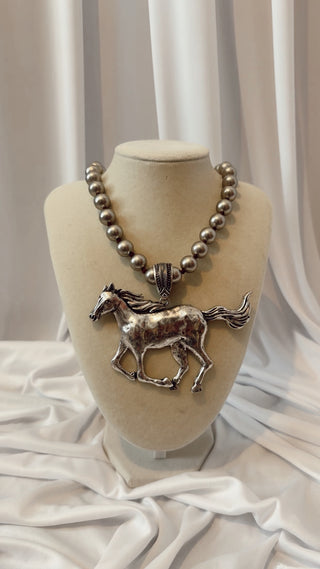 Chunky Horse Necklace