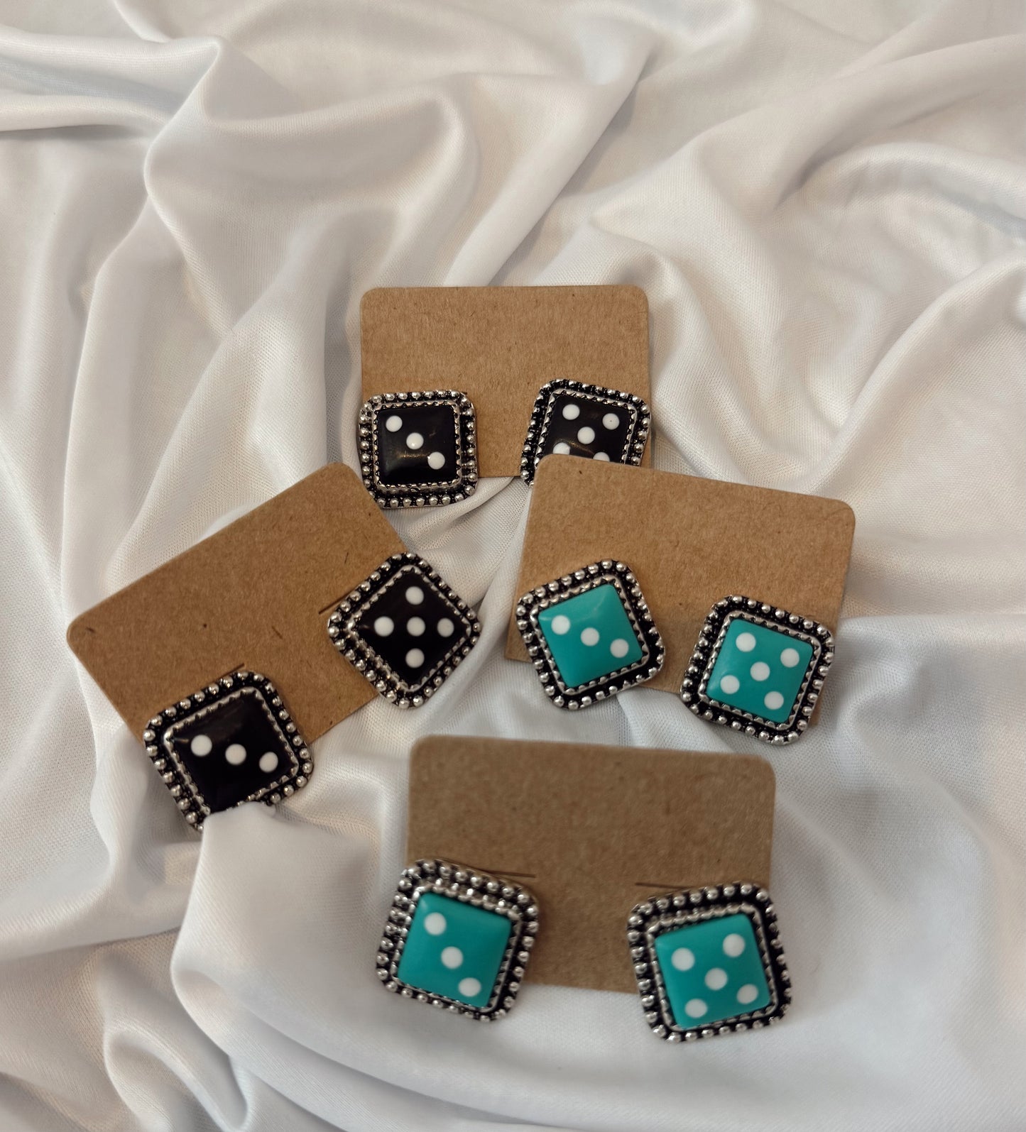 Dice Stud Earrings