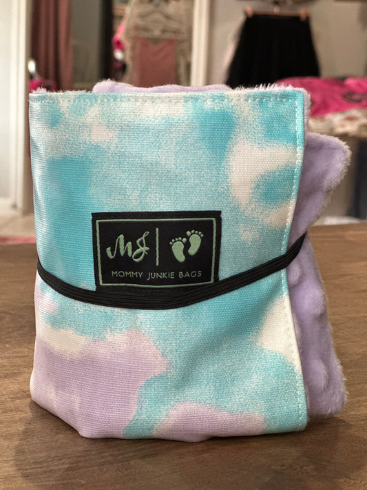 Minky Changing Pad - Purple/Tie Dye