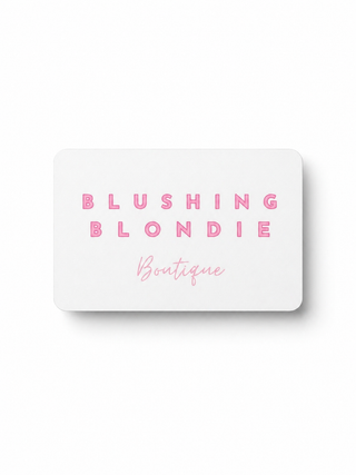 Blushing Blondie Gift Card