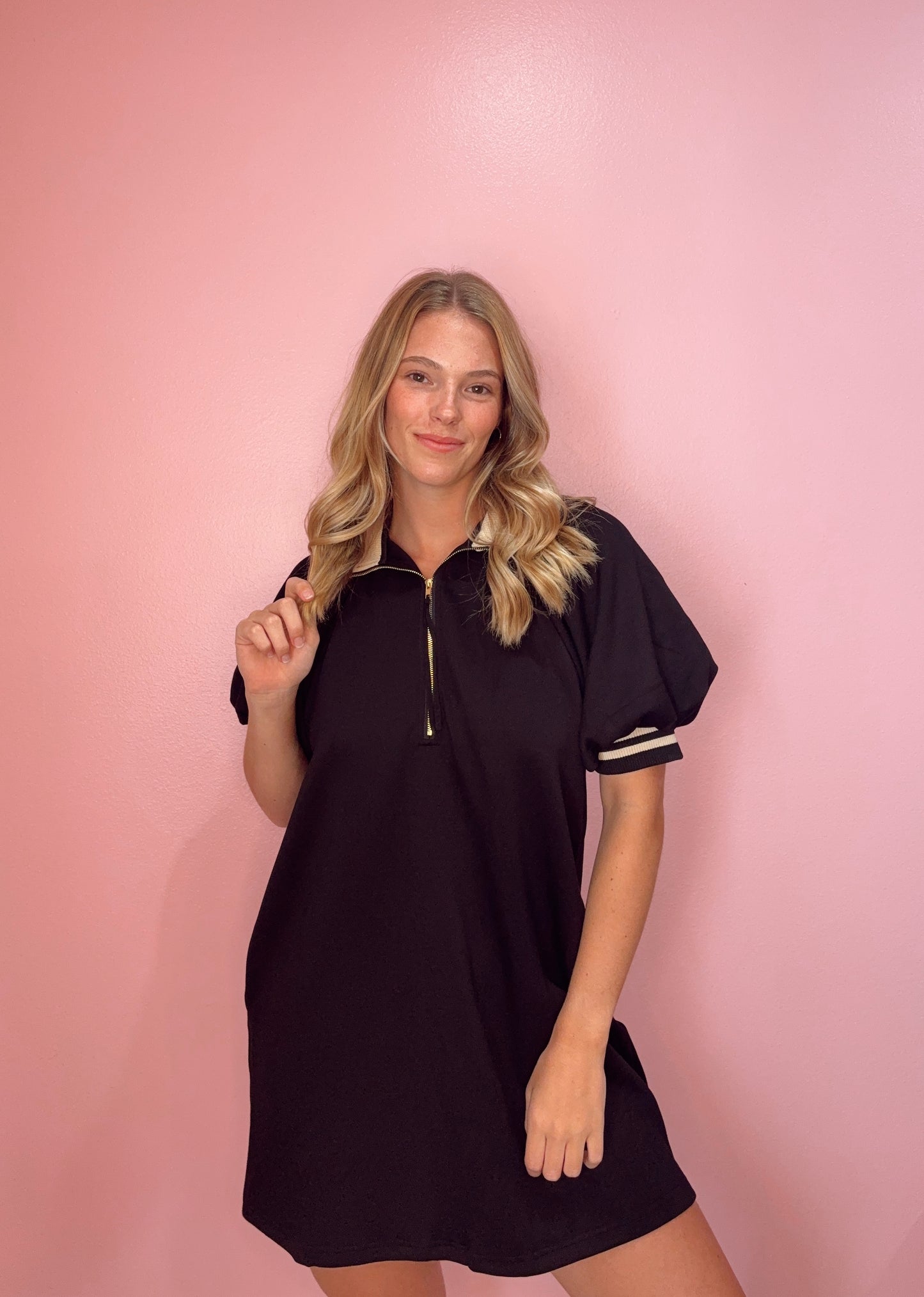 Butter Soft Black Tee Shirt Dress