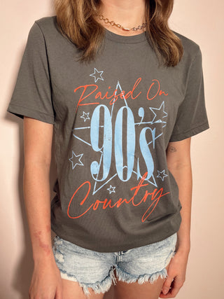Raised On 90’s Country Graphic Tee