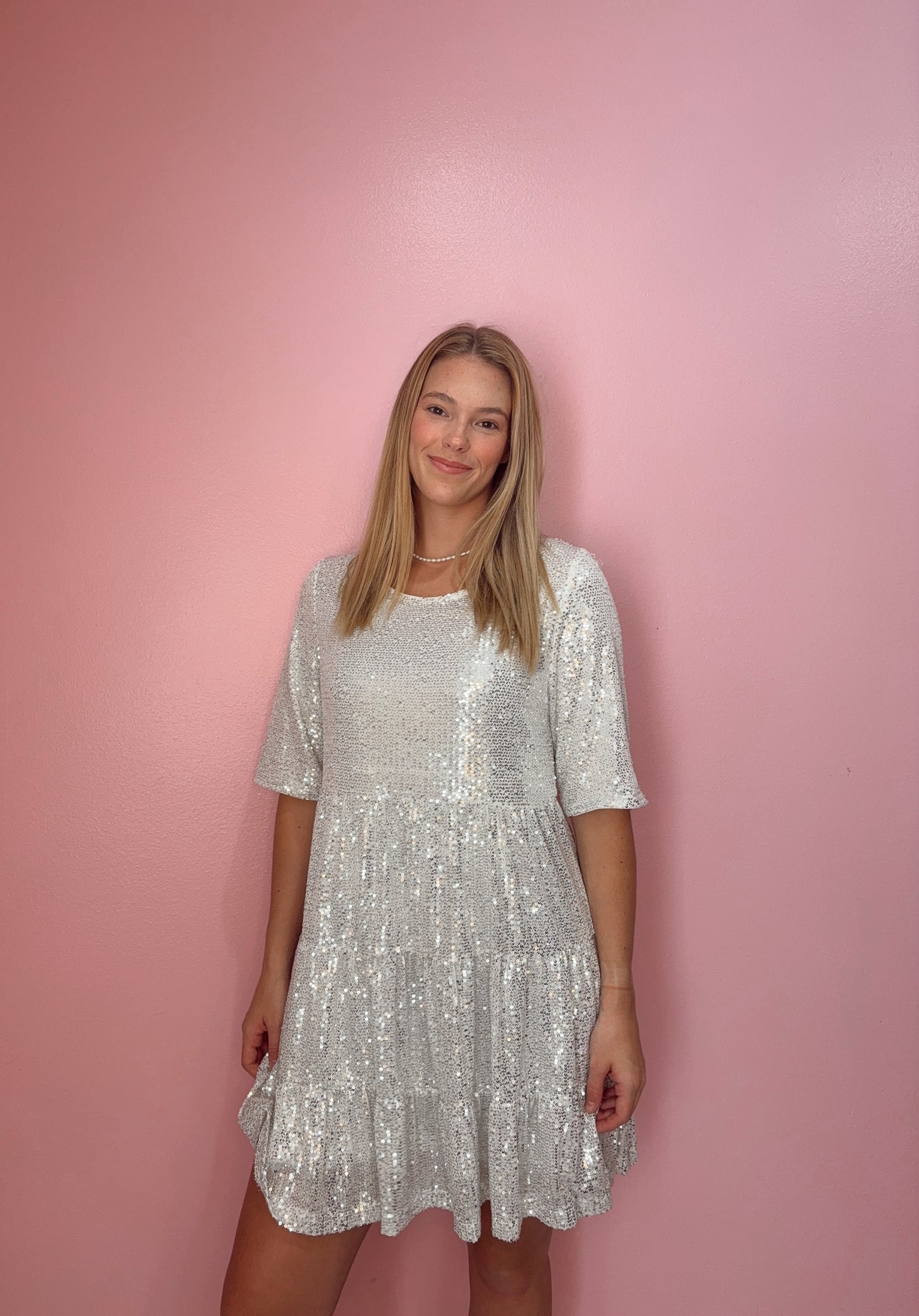 Silver Sparkle Dress