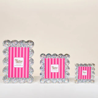 Silver Glitter Little Moments Acrylic Picture Frame