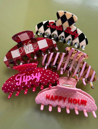 Santa Baby Claw Clip