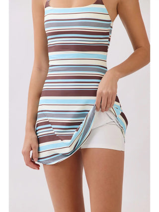 Stripe Athletic Dress