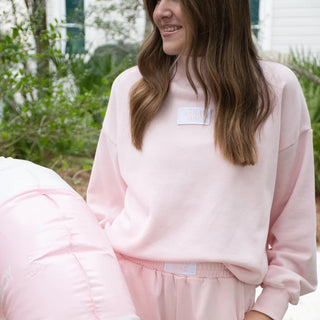 Lulu Mac Terry Cloth Mock Neck