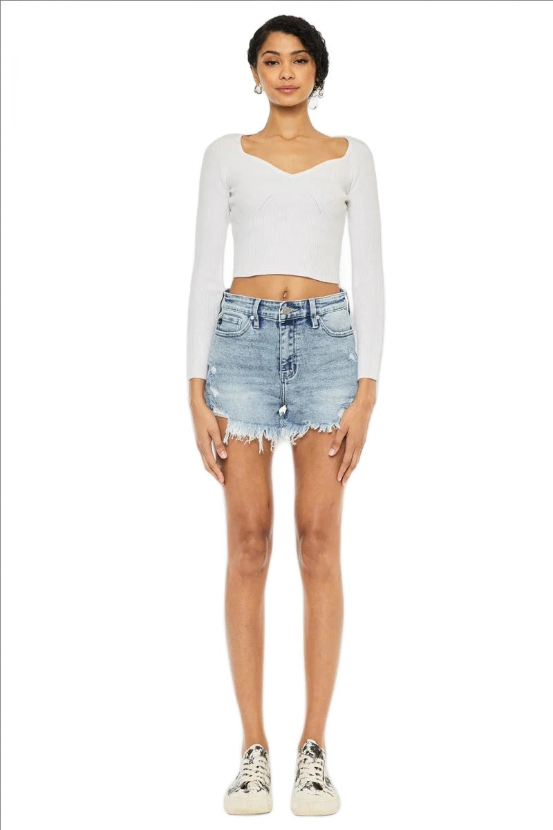 Kancan - KAMREN HIGH RISE STRETCH SHORTS