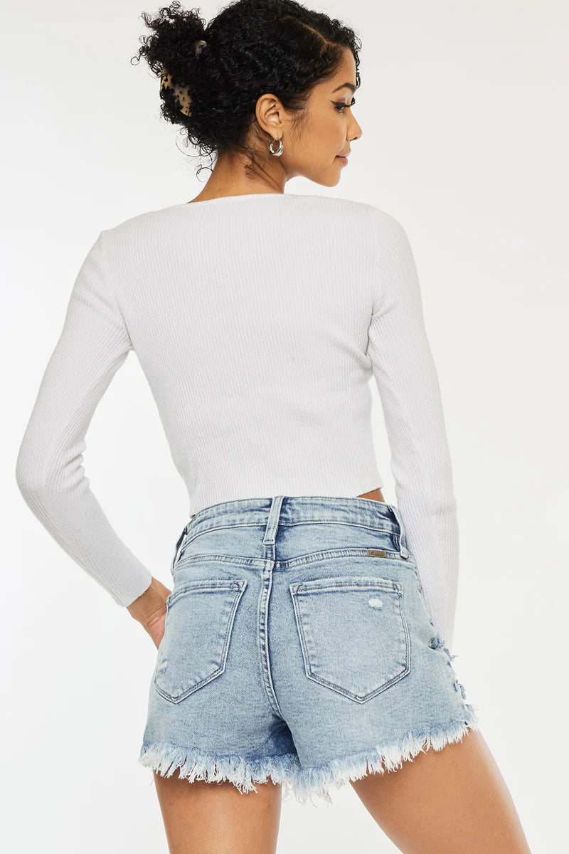 Kancan - KAMREN HIGH RISE STRETCH SHORTS
