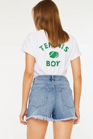 {Kancan} Ultra High Rise Mom Shorts