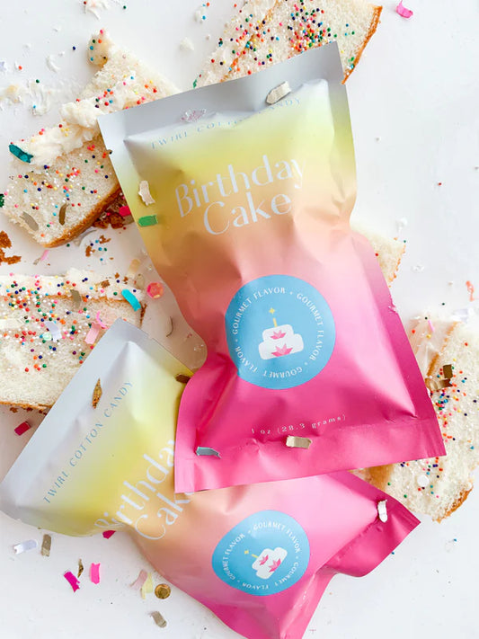 Birthday Cake Cotton Candy