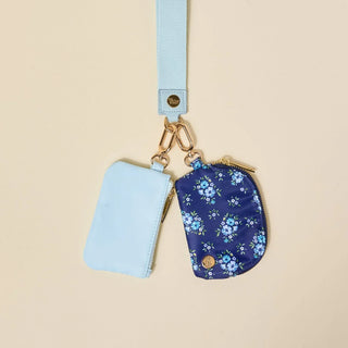 Endless Daydream Navy Dynamic Duo Pouch Wristlet